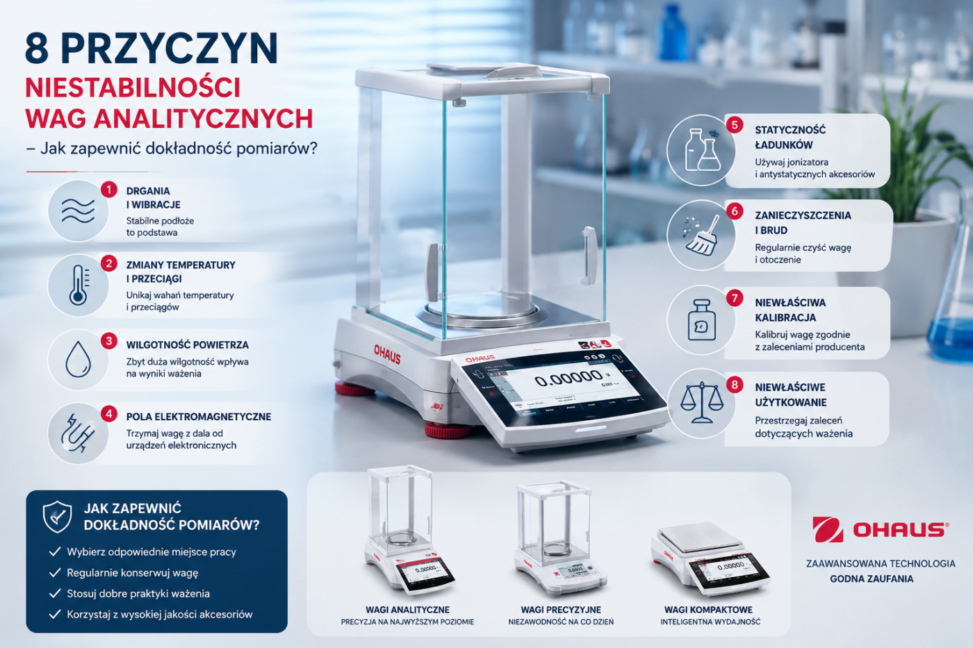 Przyczyny niestabilności wag