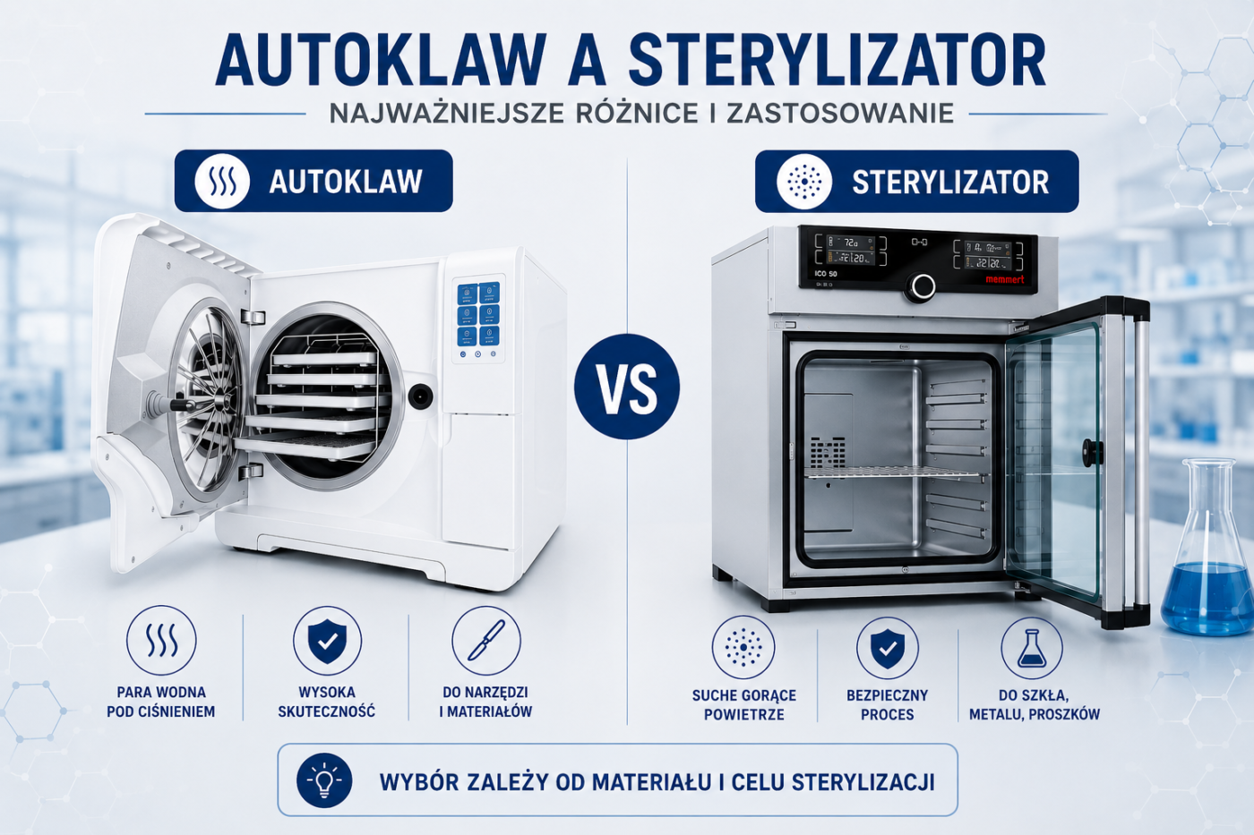 Autoklaw a sterylizator - różnice i zastosowanie