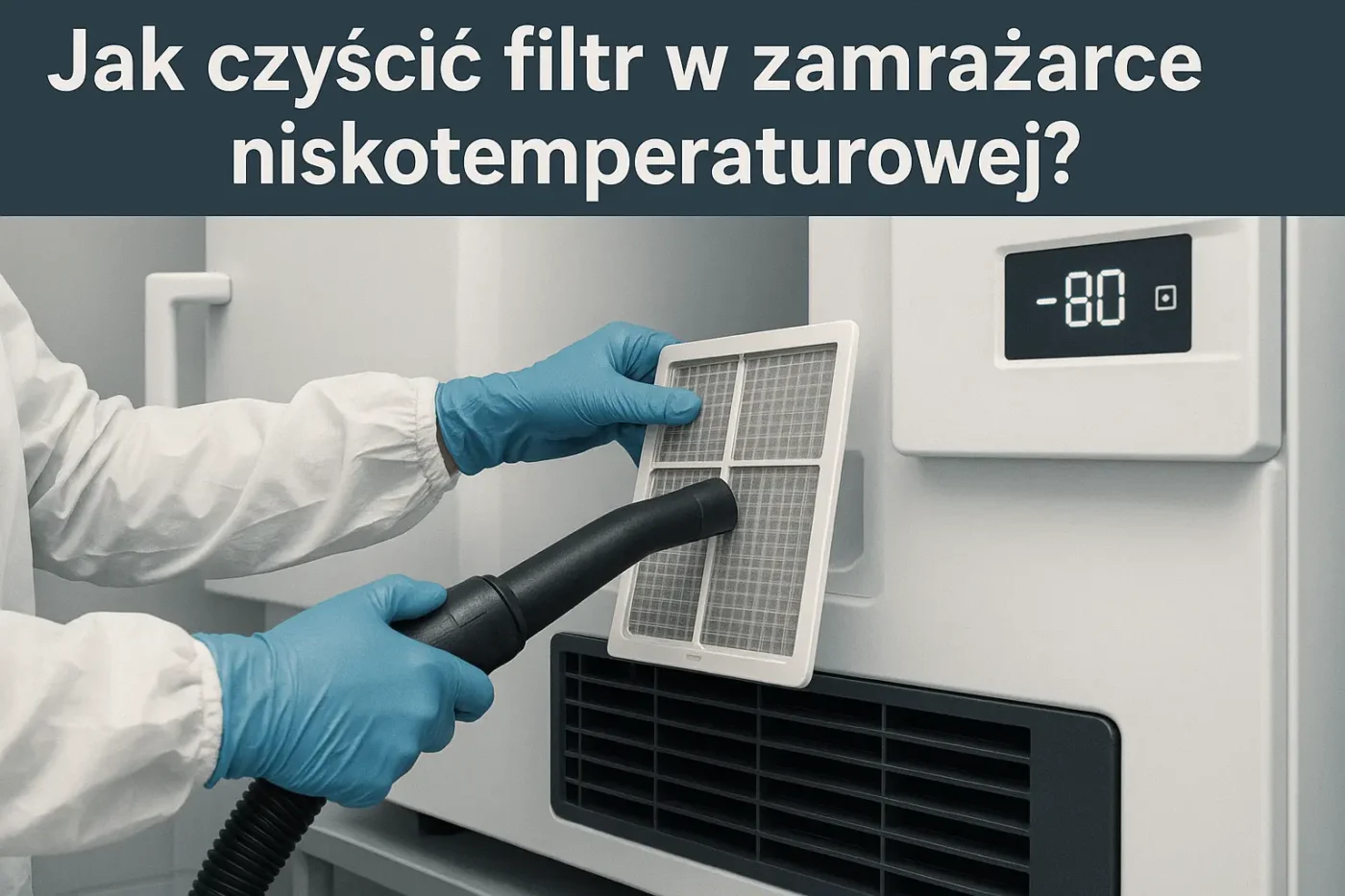 Czyszczenie filtra w zamrażarce